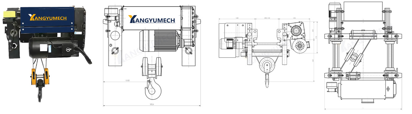 European Electric Hoist, European Standard Electric Wire Rope Hoist