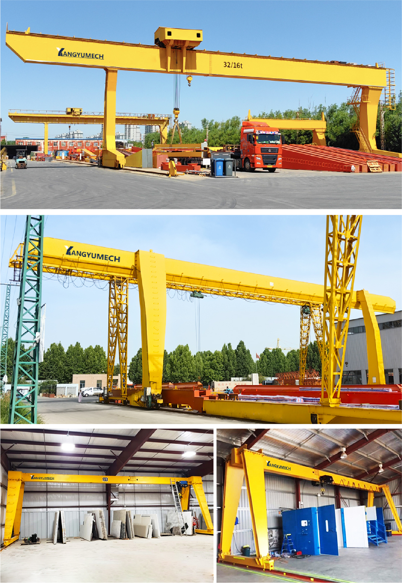 European Single Girder Gantry Crane Product display