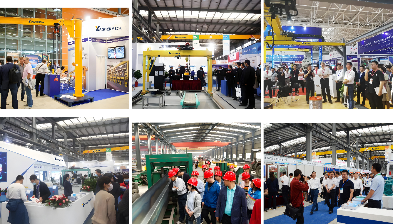 European Standard Electric Hoist Exhibitions and Customer Visits